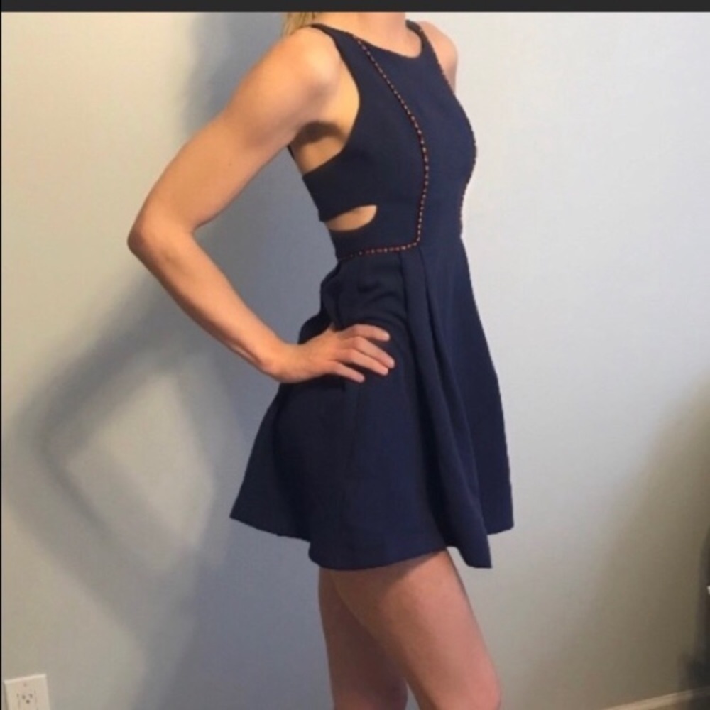 BCBG Generation cutout mini dress